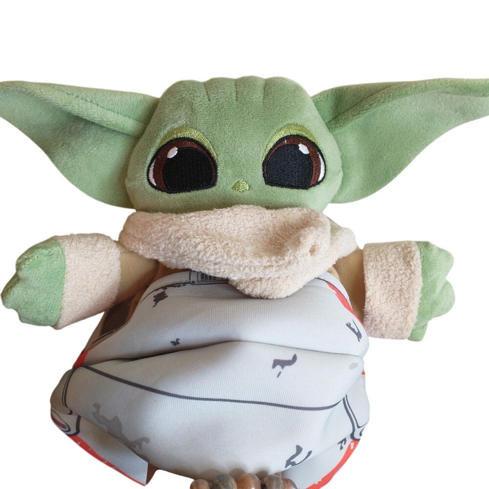 Hasbro Toys-baby YodaGreen Plush Toy Puppet - Picture 1 of 8